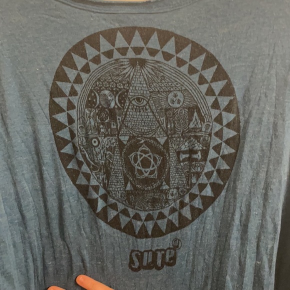 M-L OVERSIZED UO TAROT DRESS - Picture 6 of 7